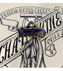 pin's Norton script bleu...