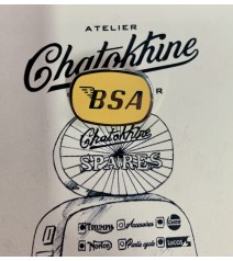 Pin's BSA jaune (LB09D)