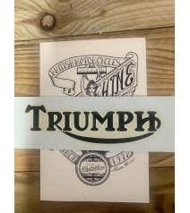 transfert Noir logo Triumph