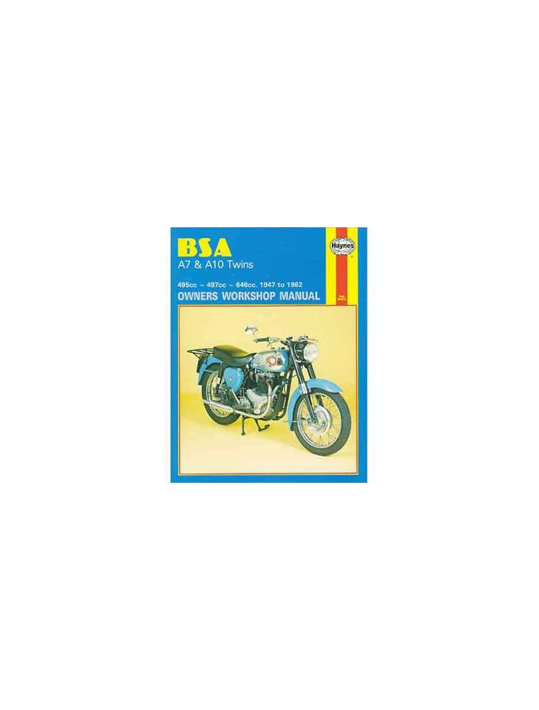 (HMH121) Manuel d'atelier Haynes BSA A7/A10