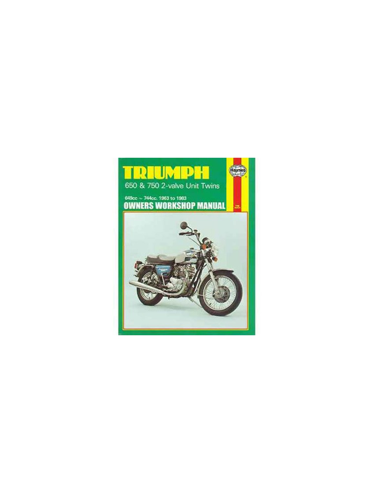 (HH122) Manuel d'atelier Haynes TRIUMPH T120/T140