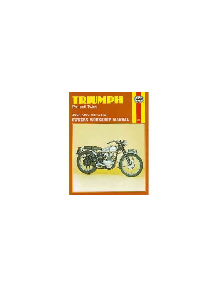 (HMH251) Manuel d'atelier Haynes TRIUMPH 500/650 boite séparée