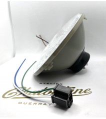 optique de phare 7'' plat H4