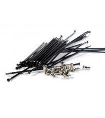 Rayon noir inox + écrou acier zingué