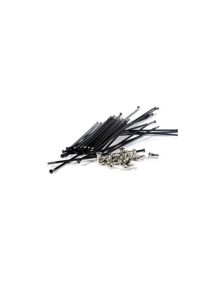 Rayon noir inox + écrou acier zingué