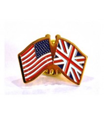 Pin's UNION JACK & USA (M-LB162)