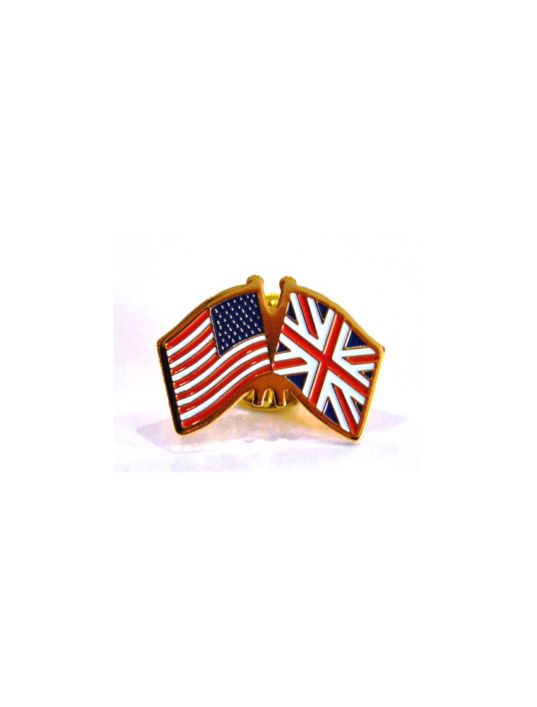 Pin's UNION JACK & USA (M-LB162)