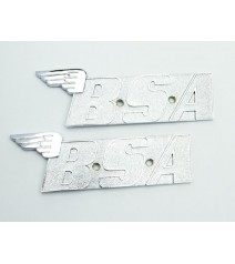 Paire badges de réservoir BSA 1971 à 73 (29118)