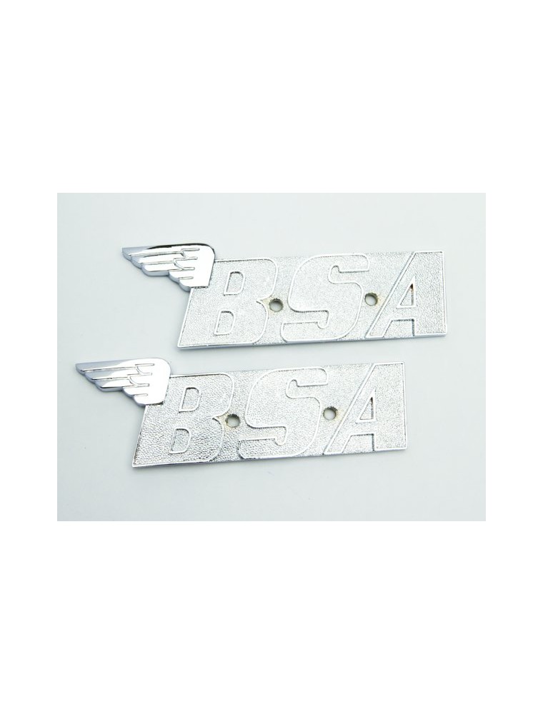 Paire badges de réservoir BSA 1971 à 73 (29118)