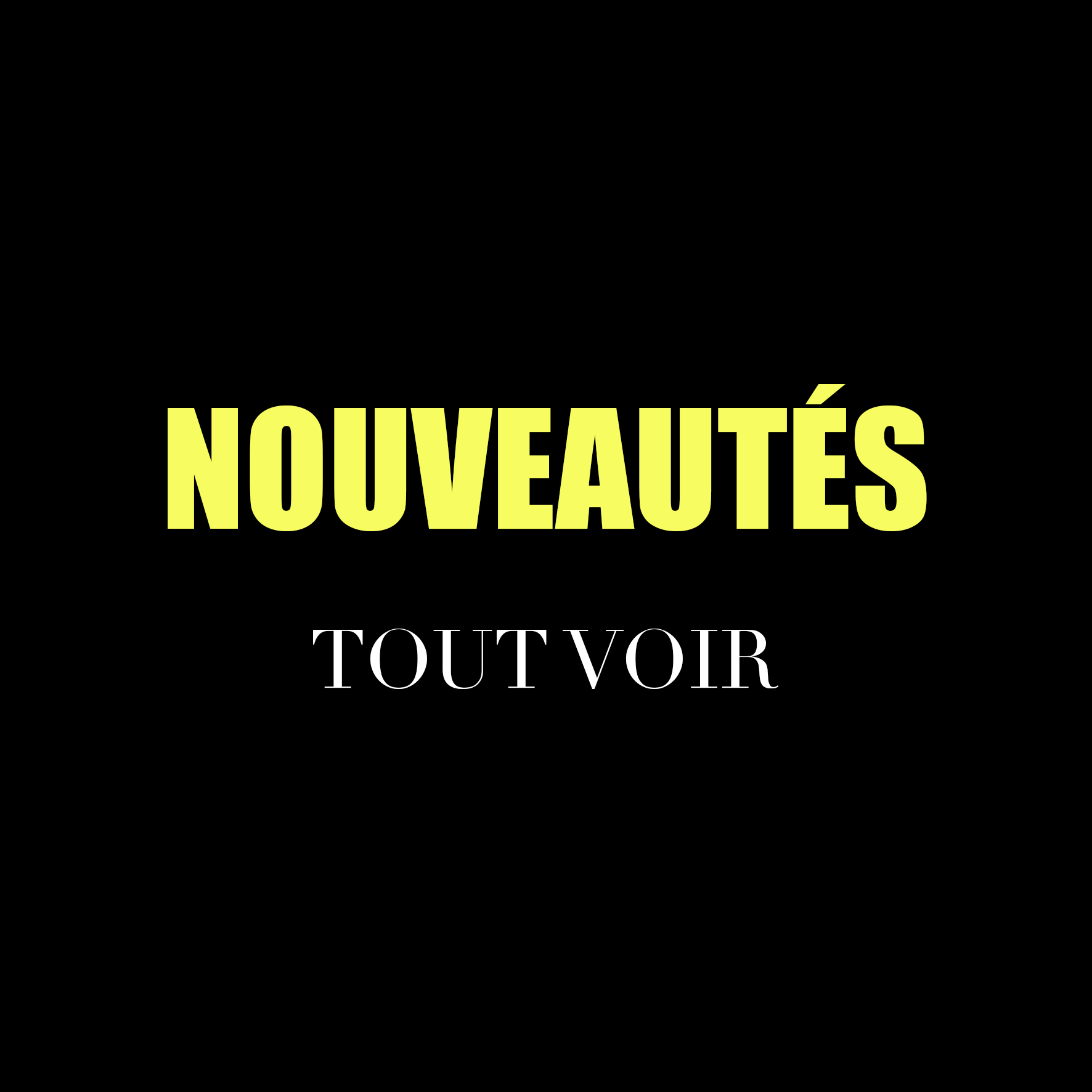 Nouveautes
